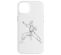 Karate Girl Line Art para niñas Carcasa para iPhone 14 Plus