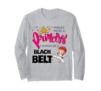 Karate Girl Olvídate de ser una Princesa Quiero ser un cinturón Negro Manga Larga