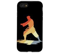 Karate Guy Dibujo Vintage Look Shotokan Carcasa para iPhone SE (2020) / 7 / 8