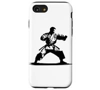 Karate Guy Sketch Autodefensa Carcasa para iPhone SE (2020) / 7 / 8