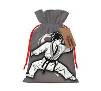 Karate-Highkick-Icon Print - Bolsas de envoltura reutilizables versátiles para ocasiones especiales, aniversarios, fiestas más