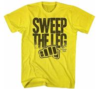 Karate Kid-Sweep The Leg-American Classics-Adult t-Shirt Man T-Shirt 100% Cotton Sleeve Shirt Banana Yellow