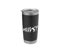 Karate Kung-Fu Taekwondo Aikido Ju-Jutsu Evolución Kárate Vaso térmico de acero inoxidable de doble pared