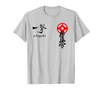 Karate Kyokushin, Kyokushinkai, Oyama, kanku, Kanji, Dojo Camiseta, Hombre, Plata, 3XL