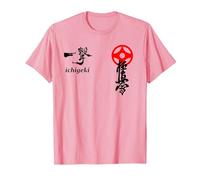 Karate Kyokushin, Kyokushinkai, Oyama, kanku, Kanji, Dojo Camiseta, Hombre, Rosado, M