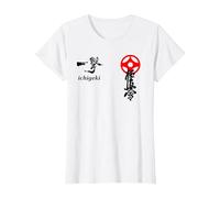 Karate Kyokushin, Kyokushinkai, Oyama, kanku, Kanji, Dojo Camiseta, Mujer, Blanco, L