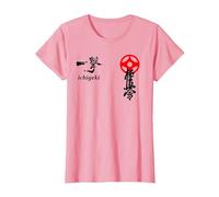 Karate Kyokushin, Kyokushinkai, Oyama, kanku, Kanji, Dojo Camiseta, Mujer, Rosado, XXL