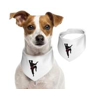 Karate Men - Bufanda para mascotas, suave, cómoda, accesorio de vacaciones para Navidad, cálido y elegante regalo