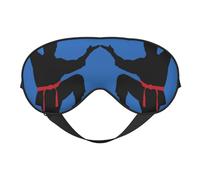 Karate Men - Máscara de ojos con estampado de doble cara, máscara de ojos opaca, máscara de ojos para dormir toda la noche para mujeres y hombres