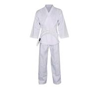 Karate Outfit Karate Judo Traje Artes Marciales Judogi Aikido Keikogi Jiu Jitsu Taekwondo Bando Kung Fu Traje de Entrenamiento Uniforme Disfraz Set Chaqueta Pantalones con Cinturón para Hombre Mujer