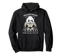 Karate Panda Todo lo Que Quiero Hacer es Cute Bear Karateka Sudadera con Capucha