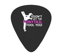 Karate Ponytail Fool You Soundtrack Guitar Picks, Bass Guitarist Plectrums, Paddles for Playing Guitar 12 PCS