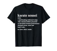 Karate Sensei Definición Divertido Instructor de artes marciales Camiseta