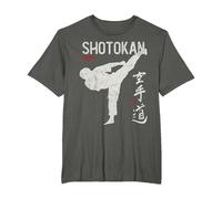Karate Shotokan Shito-Ryu Goju-Ryu Full Wado-ryu Contact Camiseta, Hombre Tallas Grandes, Asfalto, 3X Alto