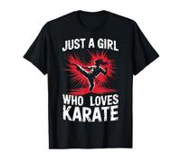 Karate Solo Una Chica Que Ama El Karate Camiseta