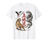 Karate Uechi Ryu Camiseta gráfica económica, Hombre, Blanco, S