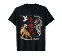 Karate Uechi Ryu Camiseta gráfica económica, Hombre, Negro, L