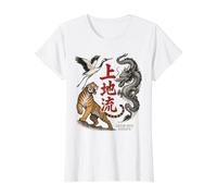 Karate Uechi Ryu Camiseta gráfica económica, Mujer, Blanco, S