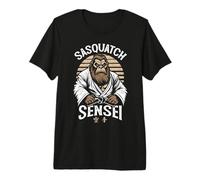 Karate Warrior Legend Sasquatch Sensei Bigfoot Artes Marciales Camiseta Premium