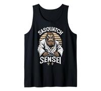 Karate Warrior Legend Sasquatch Sensei Bigfoot Artes Marciales Camiseta sin Mangas
