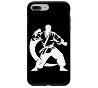 Karateka Dibujo Shotokan Cinturón Negro Carcasa para iPhone 7 Plus/8 Plus