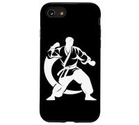 Karateka Dibujo Shotokan Cinturón Negro Carcasa para iPhone SE (2020) / 7 / 8