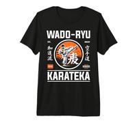 Karateka Wado-Ryu para el Artista marcial de Karate de Okinawa Camiseta Premium