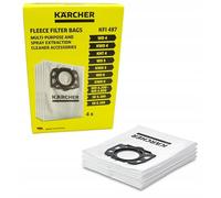 Karcher 28630060 - Lote de 4 bolsas de fieltro para aspiradora