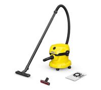 Karcher Bidón Aspirador 1000W 12Lt WD 2 PLUS V 12 4 18 PET Amarillo y Negro 1