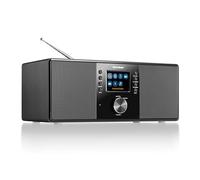 Karcher Dab 7000i - Radio estéreo por Internet (Dab+ / FM, WiFi y Bluetooth, Pantalla a Color, USB, Entrada AUX, 14 vatios, Despertador, Conector para audífonos, Radio Digital con Control Remoto)