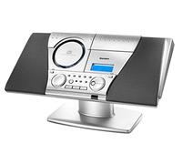 Karcher MC 6550N - Cadena de música (reproductor de CD, MP3 y casete, radio PLL), color plateado [Importado de Alemania]