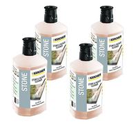 Karcher Stone Limpiador de fachada 3 en 1 botella de detergente para lavado a presión K2 K4 K5 K7 1 litro x 4