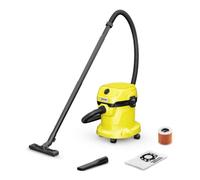 Kärcher 1.628-009.0 extractor de polvo Negro, Amarillo 12 L 1000 W