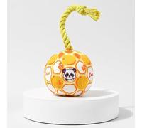 Kardrianio Juguetes de sonido para perros, muñecas de entrenamiento para masticar y moler mascotas, perros pequeños y perros grandes para aliviar el aburrimiento cuando están solos, bolas de campana