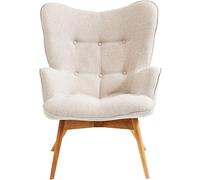 KARE 82685 Sillón Vicky, Beige, (HxBxT) 92x59x63cm
