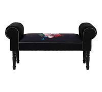 KARE Banco Wing Blossom, Madera, Negro, One Size