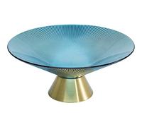 Kare Cuenco Birdie Ø26 cm decorativo, cristal, color azul