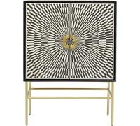Kare Design Aparador alto madera y hueso 100x40cm