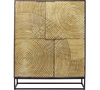 Kare 83835 Armario Circulo, Madera, Dorado, Talla única