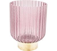 KARE Vaso Barfly, Viola, 20 x 17 x 17 cm, Vidrio Acero aleado, Violeta, ERROR:#