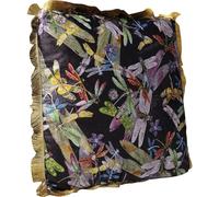 Kare Tropical Garden Fringe-Cojín (45 x 45 cm), multicolor, talla única