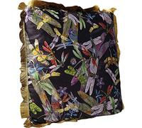 Kare Tropical Garden Fringe-Cojín (45 x 45 cm), multicolor, talla única