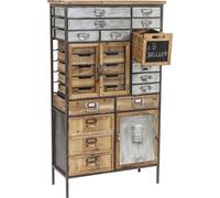 Kare Design Comoda de acero y madera