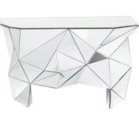 Kare Design Consola en vidrio tipo espejo