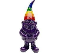 Kare Design Deco Figura de gnomo arcoíris, morado, moderno, estatua, idea de regalo, accesorios decorativos para el hogar, decoración de habitación, decoración del hogar para sala de estar, dormitorio