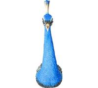 Kare Design Decoración mural Pavo real, azul claro, pavo real, decoración animal para la casa, estilo naturaleza, elegante, idea deco individuál 68x16cm (A/L)