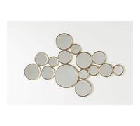 Kare Design - Espejo Bubbles latón 93x138 cm