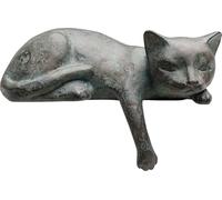 Kare Design Figura Decorativa Cats Life, Gris, Polyresina, Escultura Gato Moderna, Objeto Decorativo Elegante, Accesorio Creativo para Interiores, Salón y Dormitorio, 11 cm
