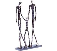 Kare Figura Decorativa Elements Happy Family, Negro, 47 x 7.5 x 31 cm, Resina