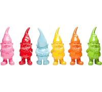 Kare Design Figura Decorativa Enanos Set de 6, Multicolor, Figuras gnomo, Esculturas Decorativas Modernas, Accesorios creativos, Decoración salón y Dormitorio, 11cm